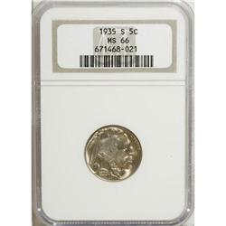 1935-S 5C MS66 NGC