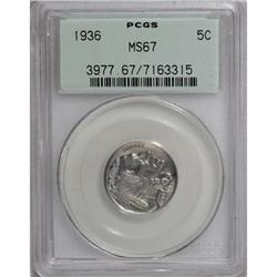 1936 5C MS67 PCGS