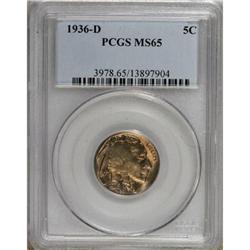 1936-D 5C MS65 PCGS