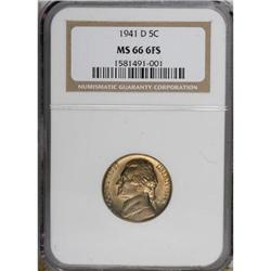 1941-D 5C Full Steps MS66 NGC