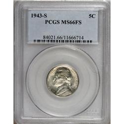 1943-S 5C Full Steps MS66 PCGS