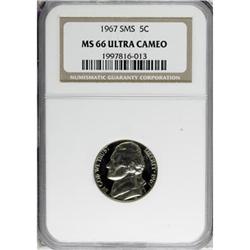 1967 5C SMS Cameo MS66 NGC