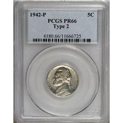 1942-P 5C Type Two PR66 PCGS