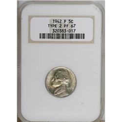 1942-P 5C Type Two PR67 NGC