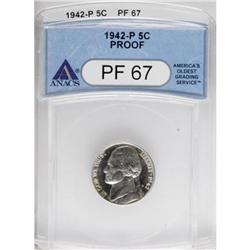 1942-P 5C Type Two PR67 ANACS