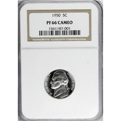 1950 5C Cameo PR66 NGC