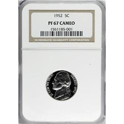 1952 5C Cameo PR67 NGC
