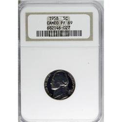 1958 5C Cameo PR69 NGC