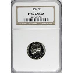1958 5C Cameo PR69 NGC