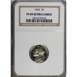 1963 5C Deep Cameo PR69 NGC