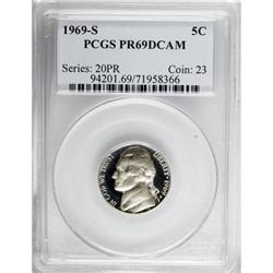 1969-S 5C Deep Cameo PR69 PCGS