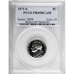1971-S 5C Deep Cameo PR69 PCGS