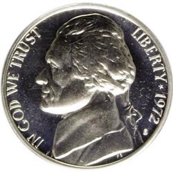 1972-S 5C Deep Cameo PR69 PCGS