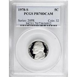 1978-S 5C Deep Cameo PR70 PCGS