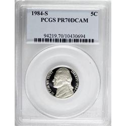 1984-S 5C Deep Cameo PR70 PCGS