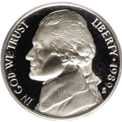 1989-S 5C Deep Cameo PR70 PCGS