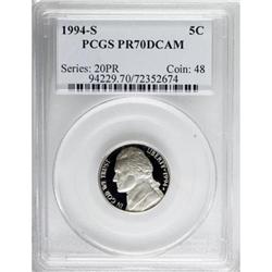 1994-S 5C Deep Cameo PR70 PCGS