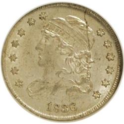 1836 H10C Large 5C MS63 NGC