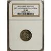 Image 1 : 1821 10C Large Date VF30 NGC