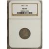 Image 3 : 1821 10C Large Date AU53 NGC