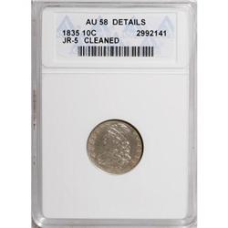 1835 10C AU58 ANACS