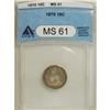 Image 1 : 1870 10C MS61 ANACS
