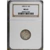 Image 1 : 1893-O 10C MS63 NGC