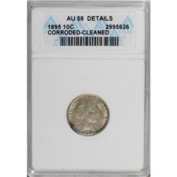 1895 10C AU58 ANACS