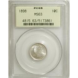 1898 10C MS63 PCGS