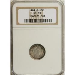 1909-O 10C MS63 NGC