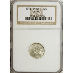 1916 10C MS65 NGC