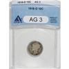 Image 1 : 1916-D 10C AG3 ANACS