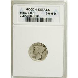 1916-D 10C G4 ANACS