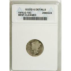 1916-D 10C G6 ANACS