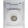Image 1 : 1920-D 10C Full Bands MS63 PCGS