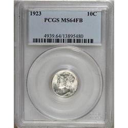 1923 10C Full Bands MS64 PCGS
