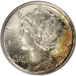 1923 10C Full Bands MS65 PCGS