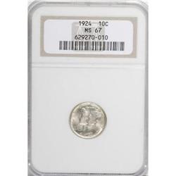 1924 10C MS67 NGC
