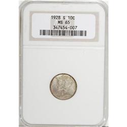 1928-S 10C MS65 NGC