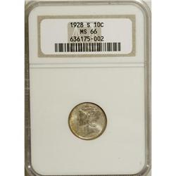 1928-S 10C MS66 NGC