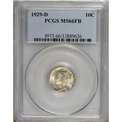 1929-D 10C Full Bands MS66 PCGS
