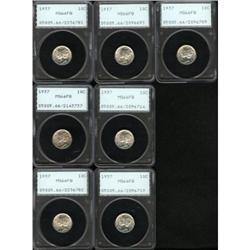 1937 10C Full Bands MS66 PCGS