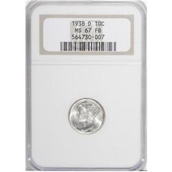 1938-D 10C Full Bands MS67 NGC