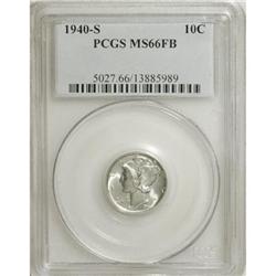 1940-S 10C Full Bands MS66 PCGS