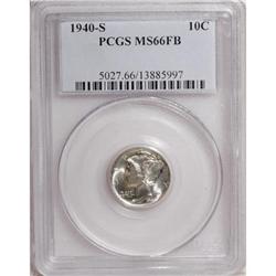 1940-S 10C Full Bands MS66 PCGS