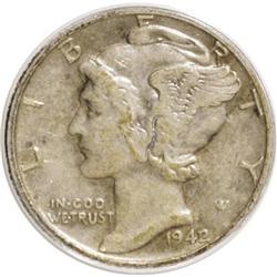 1942/1 10C VF30 ANACS