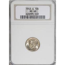 1945-S 10C MS68 NGC