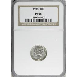 1938 10C PR65 NGC