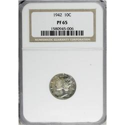 1942 10C PR65 NGC