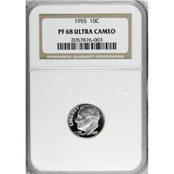 1955 10C Deep Cameo PR68 NGC